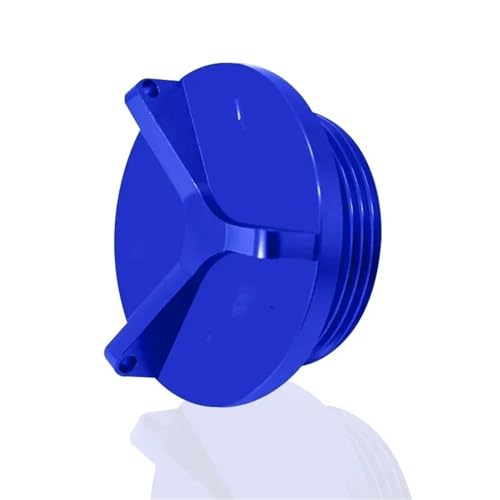 Tapa aceite motor M20 mecanizada en aluminio CNC azul para Yamaha XSR900 de alta gama