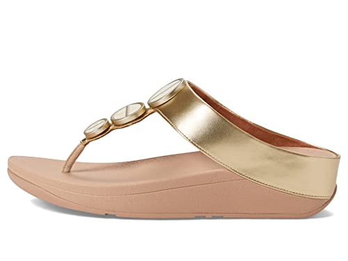 Image of FitFlop Women's LULU Suede Toe-Post Sandals | Lightweight Summer Walking Sandals with Cushioned Comfort, Arch Support & Grip