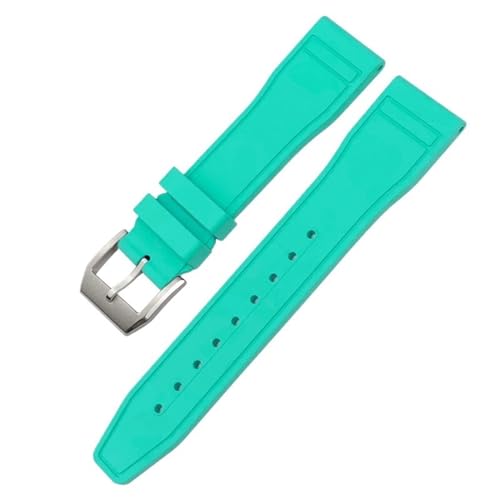 Bracelet FKM caoutchouc souple 21mm pour montre IWC Big Pilot