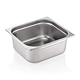 WAS 9023 150 Chromnickelstahl 18/8 GN 2/3 Pan, 150mm Höhe, 12,5L Kapazität