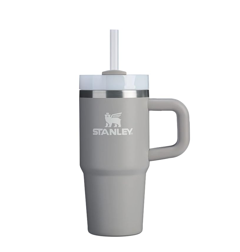 Image of Stanley 1913 Stainless Steel Insulated Travel Mug, 14 oz, Ash - Quencher H2.O FlowState Tumbler