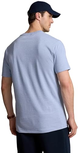 Image of POLO RALPH LAUREN Mens Big & Tall Crew Neck T-Shirt (2LT, JamicaBlueHtr)