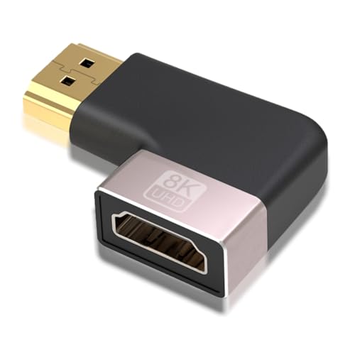 Adaptador HDMI 8K UHD 2.1 48gb - Angulo reto de