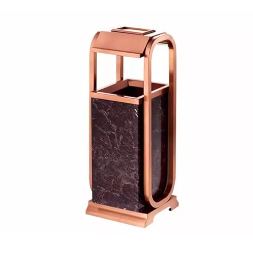SDA287MZ Papelera para Exterior Cubo de Basura de Acero Inoxidable, Cenicero, Cubo for Cenizas, Cubo de Almacenamiento, Cubo for extintor de Humo Contenedor de Residuos