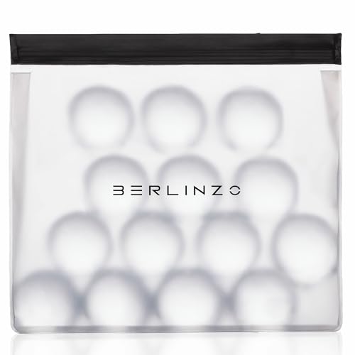BERLINZO Large Reusable Ice & Food Storage Bag