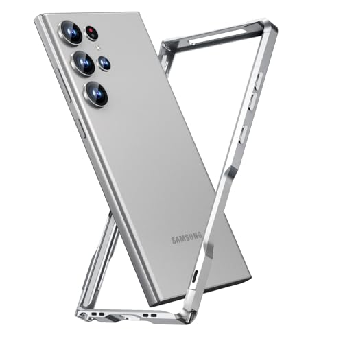 Coque Samsung S26 Ultra argent en métal de qualité supérieure