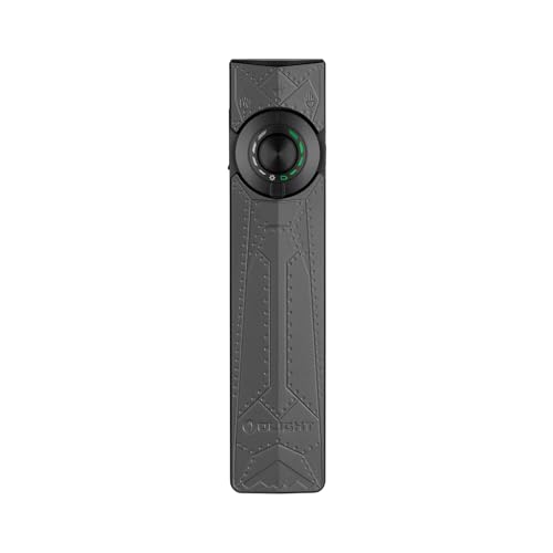 Image of OLIGHT ArkPro EDC Flat Flashlight Rechargeable with Green Beam, UV and White LED,1500 Lumens USB-C Pocket Camping Flashlight, Spotlight Floodlight for Outdoor Emergency Working (Phantom Squadron CW)