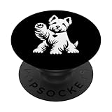 Photo Gallery cane scottish terrier con disegno grafico della zampa e del popsockets popgrip intercambiabile Photo Gallery cane scottish terrier con disegno grafico della zampa e del popsockets popgrip intercambiabile