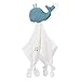 Fehn 056068 Doudou Wal fehnNATUR - Baby Doudou in cotone biologico con fissaggio per ciuccio per bambini a partire da 0 mesi - Dimensioni: 34 cm