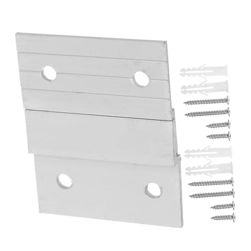Image of DOITOOL French Cleat Picture Hanger Kit Metal Z Clip Wall Mounting Bracket for Artwork Mirrors Cabinets Sturdy Panel Structure for Secure and Use Heavy Duty Hanging Hardware