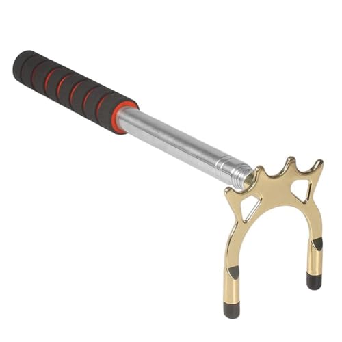 NbgrvB Taco de billar retráctil para billar y billar, acero inoxidable con mango antideslizante EVA, extensible de 33 a 150 cm, estilo A
