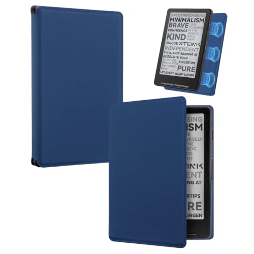Image of CoBak Magnetic Case for XTEINK X4, Ultra-Lightweight Protective Cover for Xteink X4 E-Reader, Secure Magnetic Attachment(Dark Blue)
