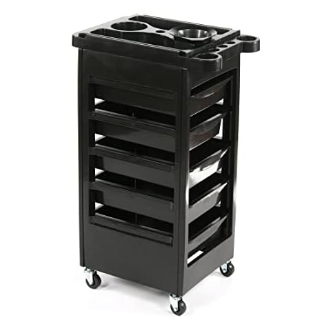 Salon Store Columbo Hairdressing Trolley with Colouring Tray Cover