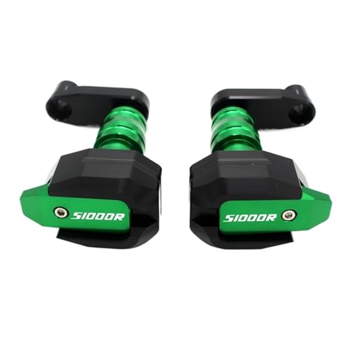 Protection de Cadre Moto BMW S1000R 2017-2018 Vert | Idéal Sorties Circuit et Route