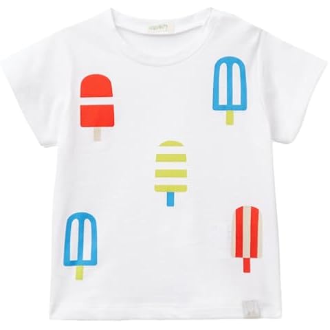 United Colors of Benetton Baby Boys' Organic T-Shirt Cover
