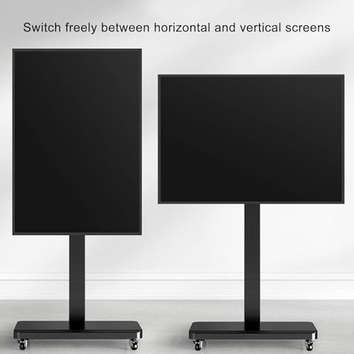 Soporte de piso para TV LCD con ruedas ajustable 32-65" miniatura 3
