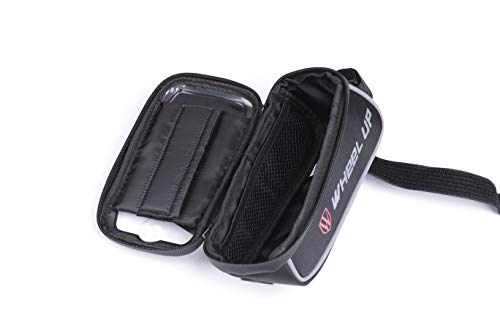 xiumei Wheel UP Bike Bag, 6.0\" Touch Screen Portable Road Mountain Bicycle Top Tube Bag Front Frame Bag Cell Phone Holder,Phone Storage Bag - Thumbnail 6
