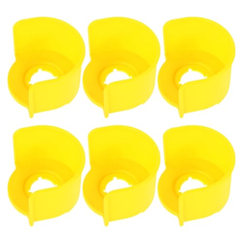 Cubierta de parada de emergencia de 22 mm en pack de 6 unidades para interruptor