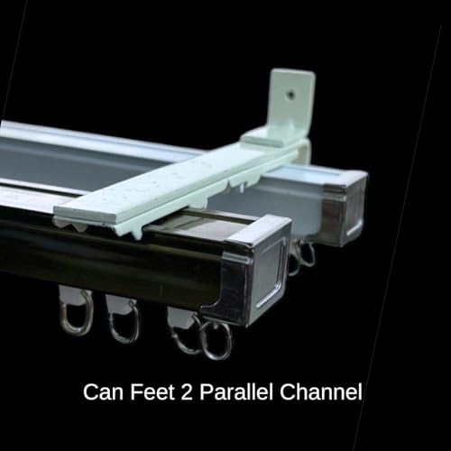 Image of Jangirh Basics L Patti / Bracket for Holding Track Curtain Channel Ceiling Bracket 2 pcs (Double Track Bracket Wall, 2.8 Cm)