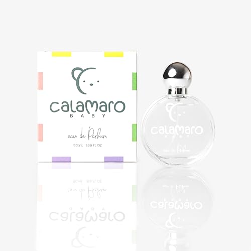 Calamaro Baby Eau de Parfum 50 ml – Perfume Infantil Unisex Made in Spain – Fragancia Cítrica Floral Suave para Bebé – Aroma Fresco y Delicado de Larga Duración