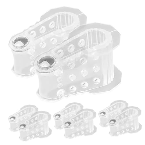 Anneome 4Pairs Toe Separators Practical Toe Correctors for and Lightweight and Comfortable Foot Protector Reusable Toe Splints for Daily Use