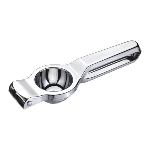 Stainless Steel Lemon Squeezer With Bottle Opener Manual Citrus Juicer Lemon Juice Extractor Smart Tool For Kitchen - Pack Of 1 Lemon Squeezer