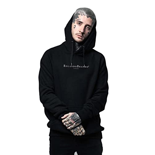 YG MEDIA RolandoBrando Jogginganzug für Herren, Freizeitanzug, Trainingsanzug, schwarz, Hosentasche mit Reißverschluss, bequem, Baumwolle, (S) Cover