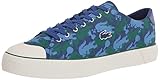 Lacoste Mens Gripshot Sneaker, Blu/Grn, 7