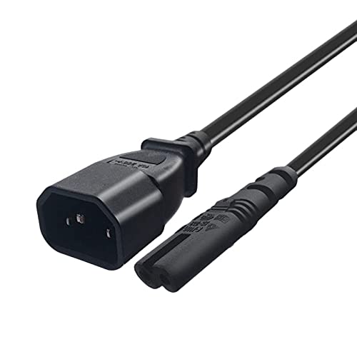 KEALLANS - Cable adaptador de convertidor IEC 3 C14 macho a C7 para PDU UPS (2.0M)