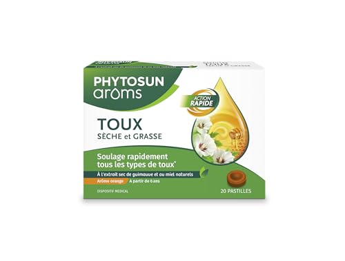 Phytosun Arôms - PASTILLES Toux – Arôme orange...