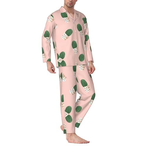 Pyjama classique à col cranté pour savourer une soirée confortable
