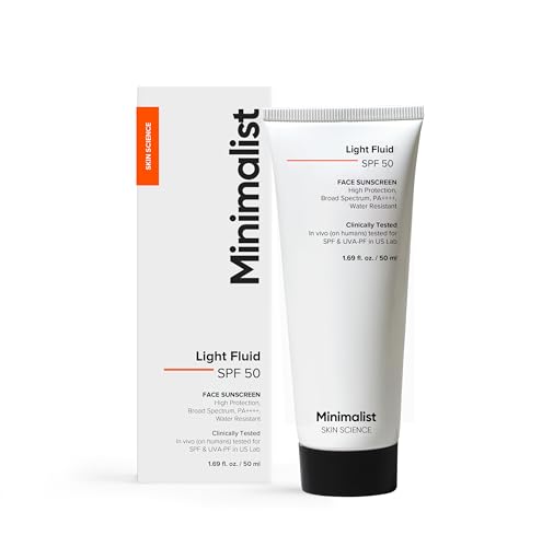 Minimalist SPF 50 Light Fluid Sunscreen