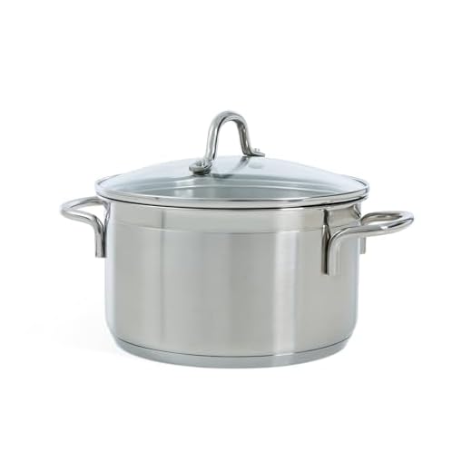 BK Vision 18/10 roestvrij staal Ø 18 cm/2 l braadpan met glazen deksel, geschikt voor inductie, ovenvast tot 220 °C, vaatwasmachinebestendig, hoogglans gepolijst, zilver
