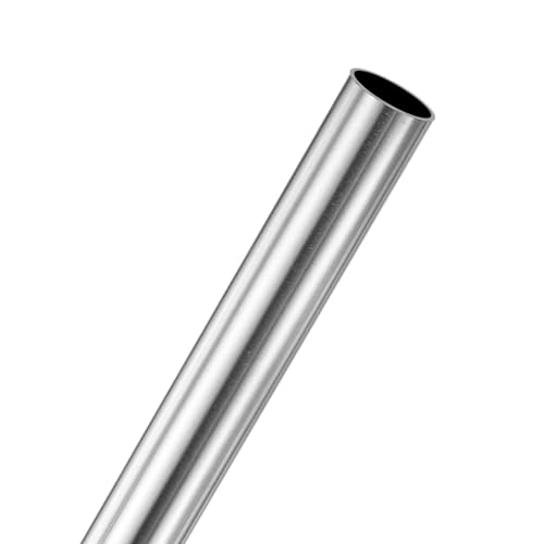 M METERXITY 1-Pack 300mm 304 Stainless Steel Tube, 15mm OD 0.5mm Wall Thickness Seamless Stainless Steel Tubing for Construction/Machining/DIY Crafting, Metal Straight Pipe [0.59x0.02x11.8IN]