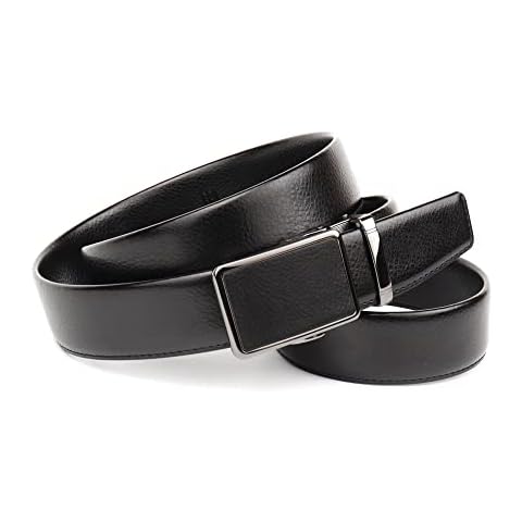 Anthoni Crown Men's Automatik Ledergürtel Belt, Schwarz, 105 Cover