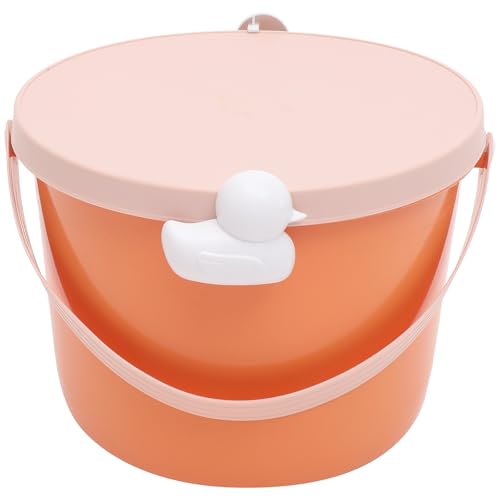 DOITOOL おもちゃ収納バスケット プラスチック製 収納ボックス ハンドル付き おもちゃ箱 衣類 積み木 絵の具道具の整理に