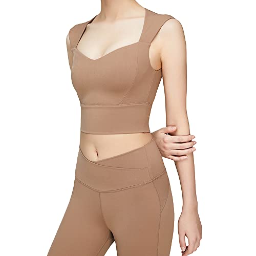 Sujetador deportivo largo BaronHong sin varillas con soporte alto para correr en talla L