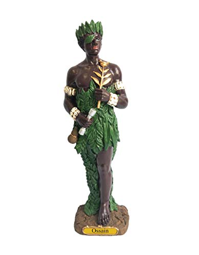 Estatua Orisha Ossain Santería 12 pulgadas miniatura 2