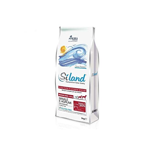 Siland Adult Medium/Large Hundefutter, Schwein und Zitrusfrüchte 12 kg