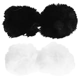 Materiale amichevole: adatto come accessori per costumi da coniglio e accessori per costumi da coniglio per adulti, queste code di peluche si adattano a chiunque si unisca a forniture per feste da coniglio o attività di cosplay, coda di coniglio per feste, ballo in costume con coda di coniglio
