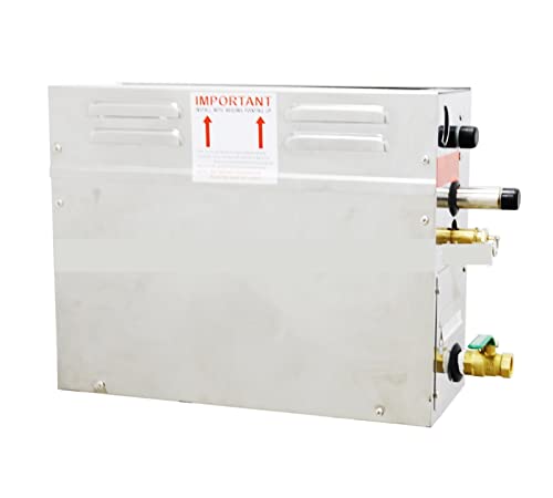 投げ込みヒーター 7kw蒸気発電機サウナウェットスチームマシンステンレススチールスチームマシンビューティーホームスパシャワー付きデジタルコントローラー