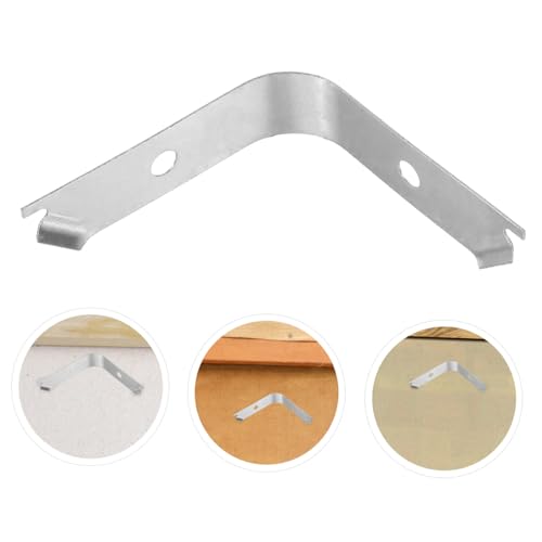 Image of 50Pcs Spring Clips for Picture Frames Invisible Fixation Durable Photo Hanging Hardware Easy Install for Wall Art and Crafts