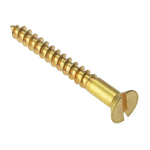 ForgeFix Wood Screws - Solid Brass, Others, 1 1/2" x 12