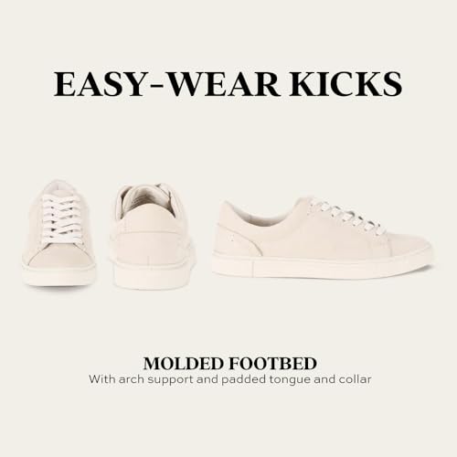 Image of Frye Ivy Low Lace Sneakers for Women - Removable Footbed Shoes - Leather Womens Casual Shoes - Crafted from Soft, Vintage Italian Leather with Removable Molded Footbed