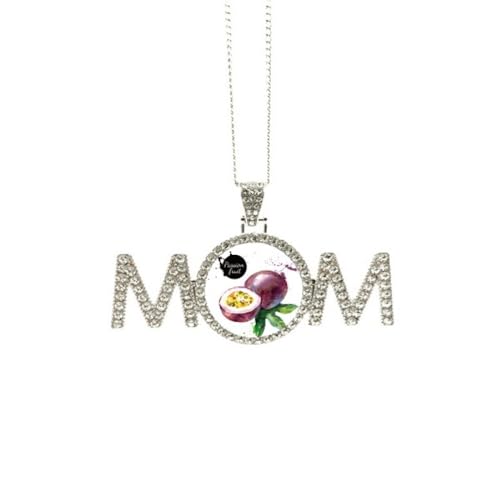 Collier fruit de la passion aquarelle saine pour femme et maman