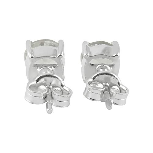 Starborn Faceted Danburite Post Earrings in Sterling Silver3