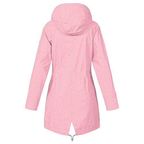 Chaqueta impermeable mujer abrigo invierno parca cortavientos grande 4