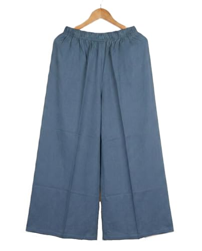 Image of Plaazo Women's Cotton Palazzo | Wide Leg Palazzo for Women | Soft Breathable High Waist Bottom Wear | Comfortable Casual, Office, Travel for Women