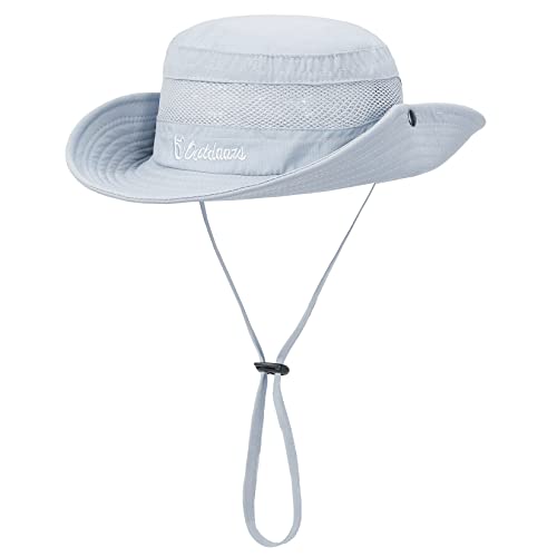 Image of Baby Sun Hat UPF 50+ Sun Protective Toddler Bucket Hat Summer Kids Beach Hats Wide Brim Outdoor Play Hat for Boys Girls