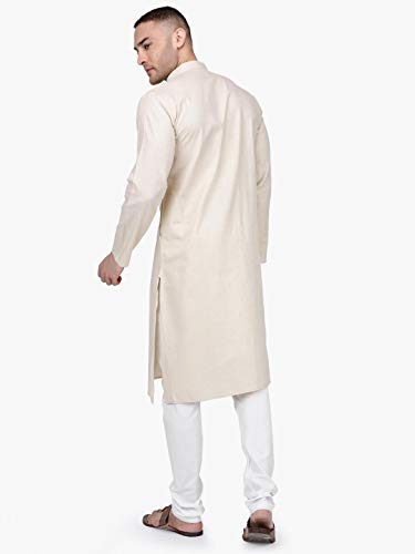 Image of Rajubhai Hargovindas Men's Premium Cotton Solid Kurta